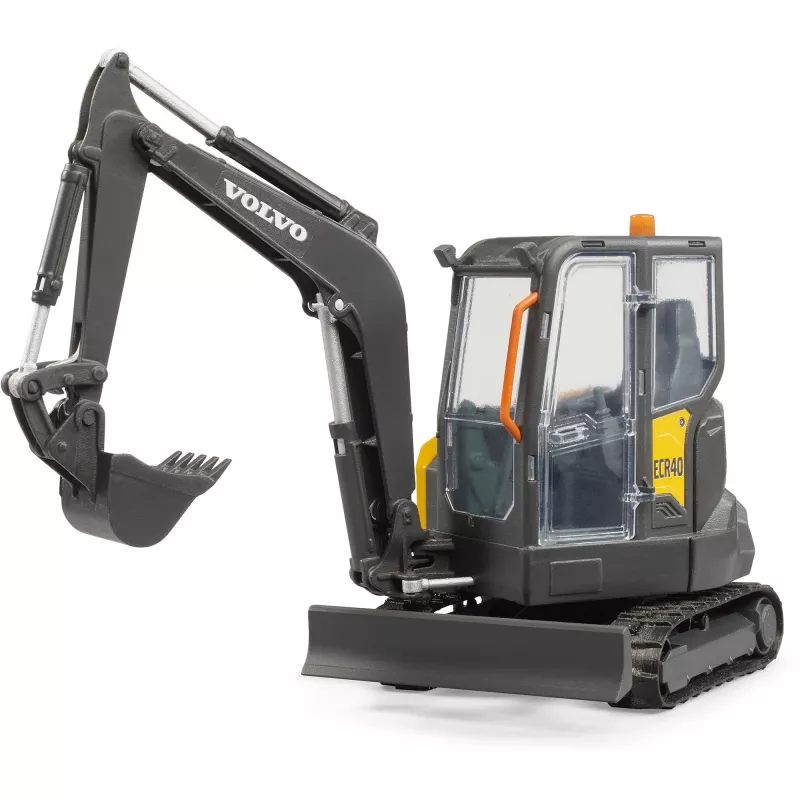 Veículo modelo BRUDER — Volvo ECR40 mini-escavadora (brinquedo) da BRUDER, modelo 02465