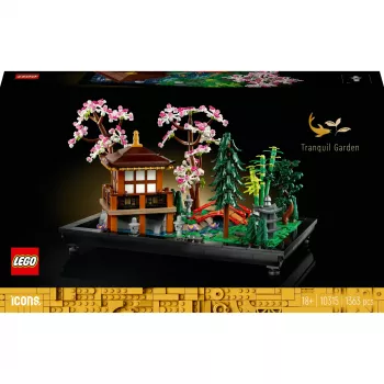 Conjunto de construção LEGO ICONS 10315 Jardim Zen, 1363 peças, 18+, dimensões 210×320×200 mm, peso 4,19 kg