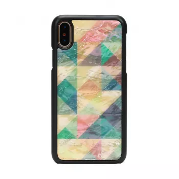 Capa para smartphone iKins para iPhone XS / iPhone XS Mosaic preta