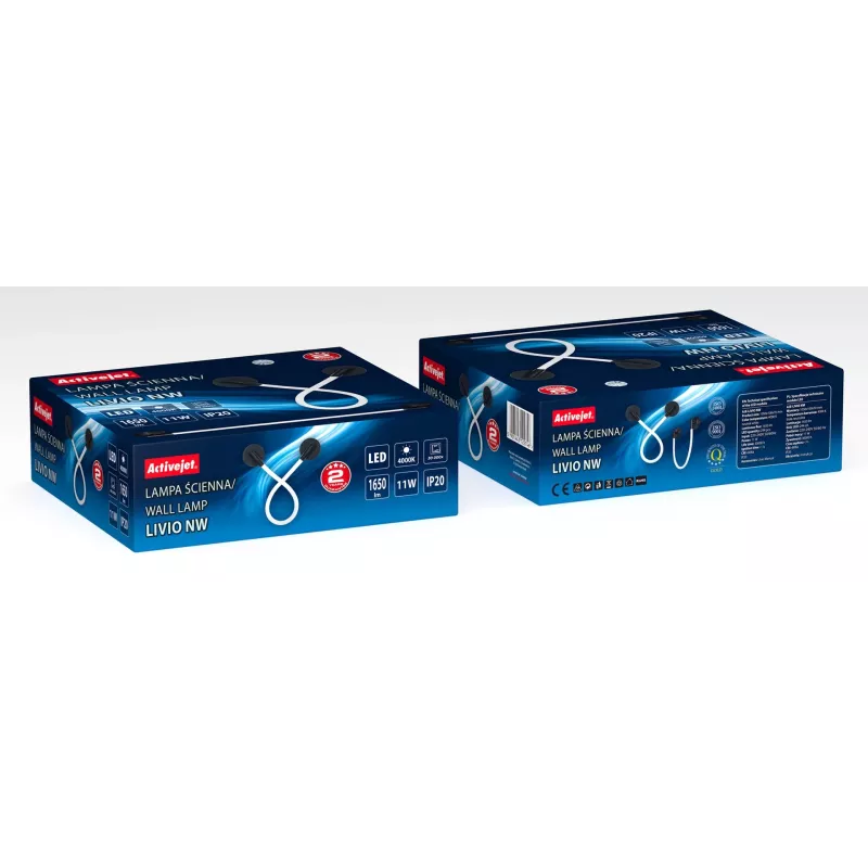 Aplique de parede LED Activejet AJE-LIVIO NW
