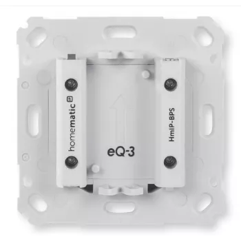 Botão sem fios de parede Homematic IP HmIP-BPS, branco, IP20, 71×71×43 mm