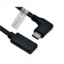 ROLINE 11.04.5496-10 - 2 m - USB Type-C - USB Type-C - macho - fêmea - angular (11.04.5496)