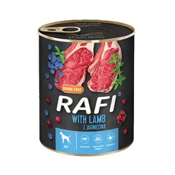 Dolina Noteci Rafi comida húmida para cães com borrego - 800g