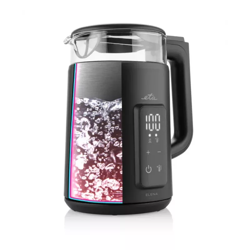 Chaleira elétrica ETA ETA959590000 1,7 L 2200 W, preto/vidro