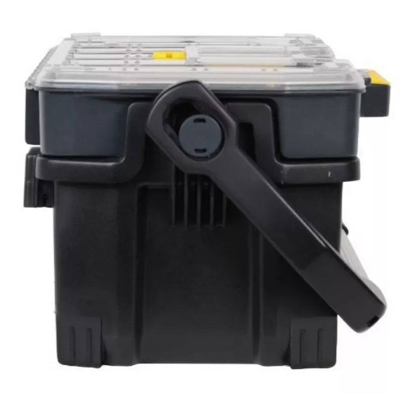 Caixa de ferramentas/peças pequenas Stanley 1-97-514 Preto, Transparente