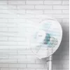 Cecotec EnergySilence 530 Power Connected | Ventilador de pé | Branco | Diâmetro 40 cm | Número de velocidades 3 | Oscilação | 50 W | Comando à distância