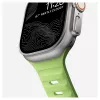 Pulseira Nomad Sport Band verde-clara de borracha — largura 21,5 mm, pulso 160–195 mm