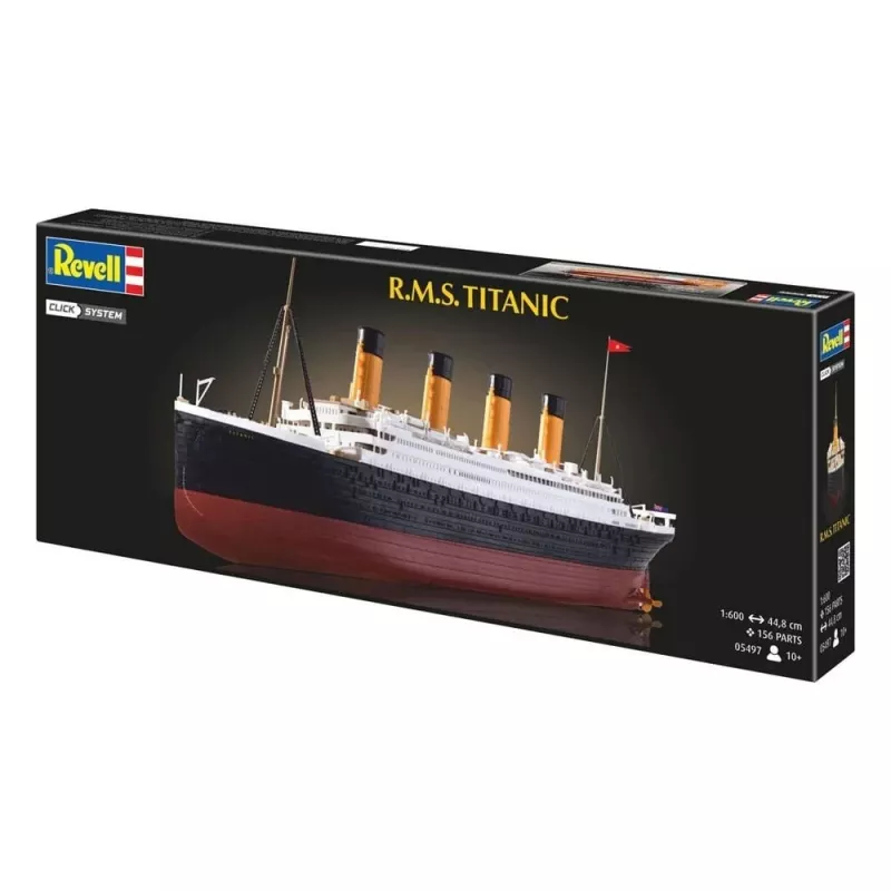 Maquete de plástico navio RMS Titanic EC multicolor 1:600