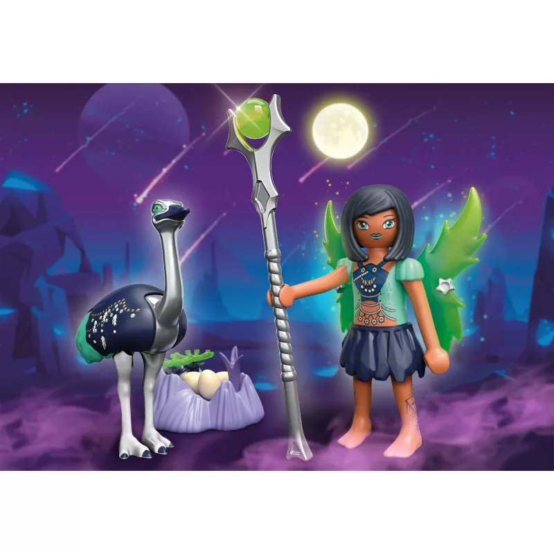 Conjunto de figuras de brincar Playmobil Ayuma 71033 idade recomendada 7 anos