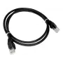 Cabo de rede AVIZIO KKU6CZA0.5 preto 0,5 m Cat6 U/UTP (UTP)