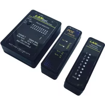 Testador de cabos de rede VALUE LANtest Multi - conjunto de testador de rede (13.99.3003)