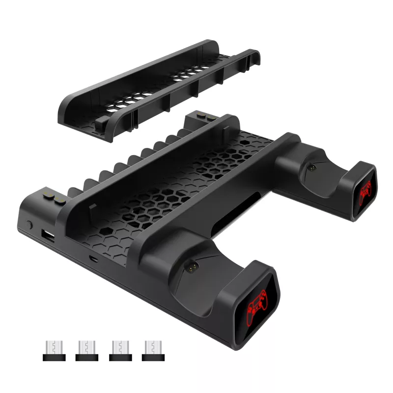 Almofada de refrigeração White Shark PS4-19076 Cutman com 2 estações de carregamento para comando