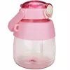 Garrafa de água Extralink garrafa escolar com palhinha e alça 1 L rosa