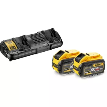 DCB132 Flexvolt Kit - 2 x DCB547 18V/54V 9,0Ah baterias