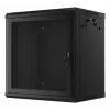 Armário de parede Lanberg WF01-6412-23B 12U preto IP20