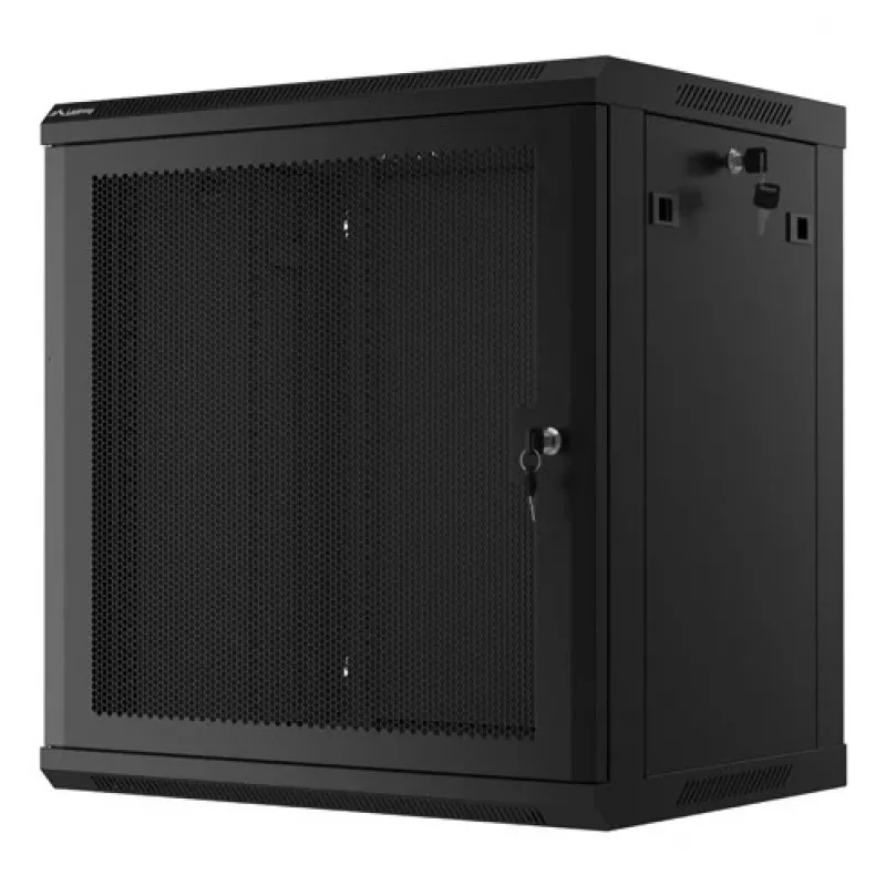 Armário de parede Lanberg WF01-6412-23B 12U preto IP20