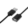 Cabo de extensão USB AM-AF 1,8 m preto