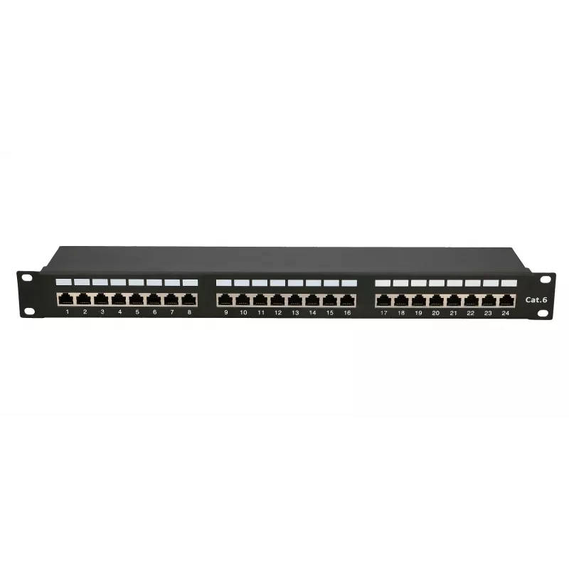 Extralink CAT6 STP V2 | patch panel | 24 portas