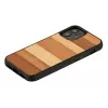 Capa de proteção para smartphone Man and Wood para iPhone 12 mini – preto
