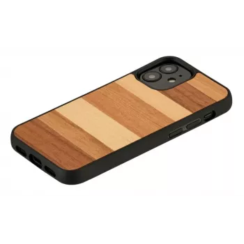 Capa de proteção para smartphone Man and Wood para iPhone 12 mini – preto