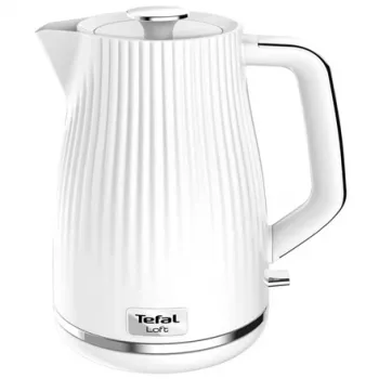 Chaleira elétrica Tefal KO250130 — capacidade de 1,7 l, 2400 W, branco