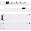 Hub USB e PWM Lian Li EDGE HUB EG-HUB01W — 4× USB, 6× PWM, branco