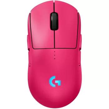 Rato Logitech Pro 2 Lightspeed rosa interface