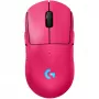 Rato Logitech Pro 2 Lightspeed rosa interface