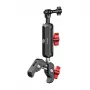 Suporte de mota PULUZ para action cams (compatível com Osmo Action 5 Pro, Insta360 X5 / X4 / X3) (PU3211)