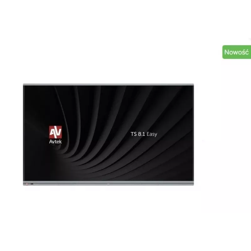 AVTEK TS 8.1 Easy 65 monitor interativo, 65 polegadas (165,1 cm), 3840×2160 UHD, ecrã tátil, Wi-Fi, Bluetooth, 400 cd/m², 2x HDMI