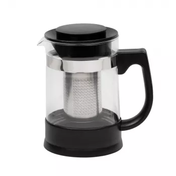 Resto Kitchenware 90512 bule chávena de chá individual 950 ml preto, transparente