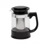 Resto Kitchenware 90512 bule chávena de chá individual 950 ml preto, transparente