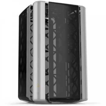 Caixa de computador Geometric Future M2 THE ARK Case TG - cinzento