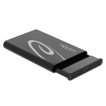 Caixa HDD/SSD DeLOCK 42610 caixa externa para HDD/SSD SATA de 2,5 polegadas