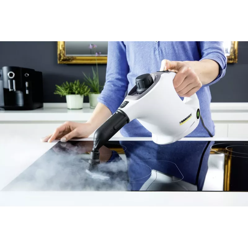 Kärcher SC 1 Limpador a vapor cilíndrico 1200 W Preto, branco