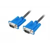 Cabo VGA (D-Sub) LANBERG CA-VGAC-10CU-0050-BK – 5 m, macho a macho, ferrite, bainha de PVC