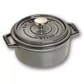 Staub 40509-474 cocotte redonda 12 cm cinzento grafite ferro fundido