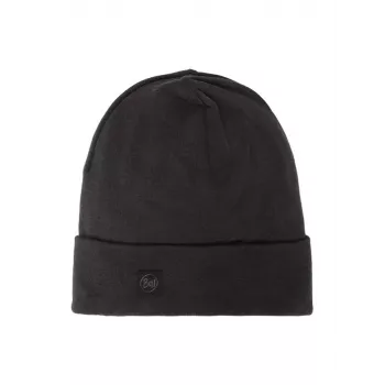 Buff gorro de lã merino pesada Loose Winter Cap - preto