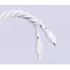 Cabo de silicone branco CB-SCL2 Lightning-USB-C USB Power Delivery USB-PD