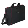 Mala top loader Esperanza SALERNO 39,6 cm (15,6) preta, vermelha