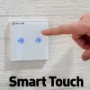Interruptor inteligente WiFi Tellur SS2N — 2 portas, 1800 W no total, 10 A por canal