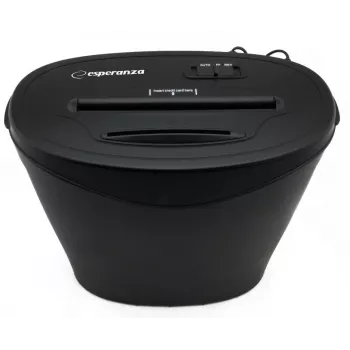 Destruidor de documentos Esperanza EN103 22 cm preto