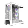 Caixa de computador Darkflash DS900 (branco) + 7 ventoinhas ARGB
