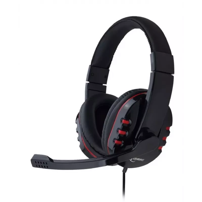 Auscultadores/headset Gembird GHS-402 com fios com arco gaming preto