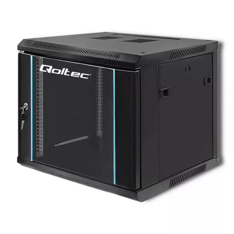 Armário de rede QOLTEC 9U Modelo 54466 – bastidor aberto 9U armário de montagem em servidor/rack