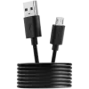 Cabo CANYON UM-1 MicroUSB 5W 1m Preto