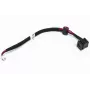 conector fêmea de alimentação com cabo, TOSHIBA L505D, Satellite L350, L350D
