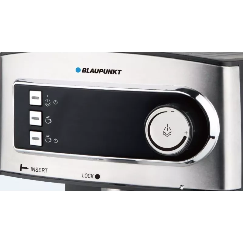Blaupunkt CMP301 máquina de café espresso, 15 bar, 1,6 l, prateado/preto