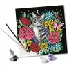 Conjunto de pintar por números Ravensburger CreArt Pixie Cold Cat (modelo 25855) – conjunto de pintura em tela