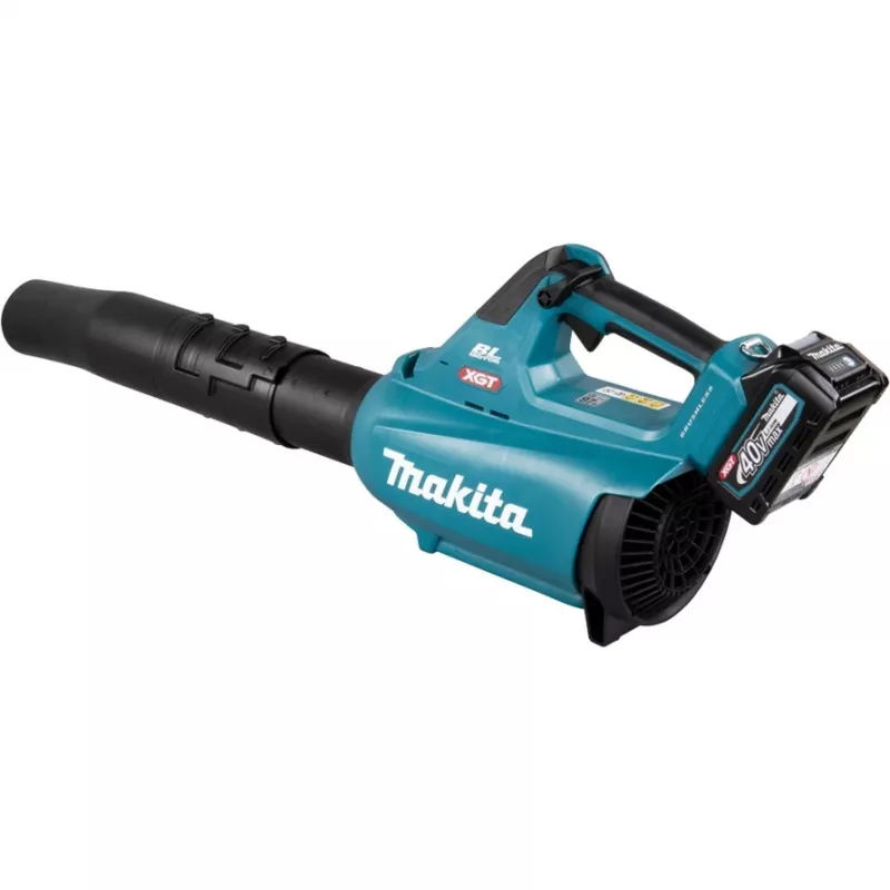 Makita UB001GM101 XGT soprador de folhas a bateria, 40 V, bateria de 4,0 Ah